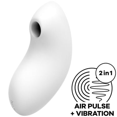 Stimolatore Clitoride Air Pulse e Vibrazione, Silicone IPX7